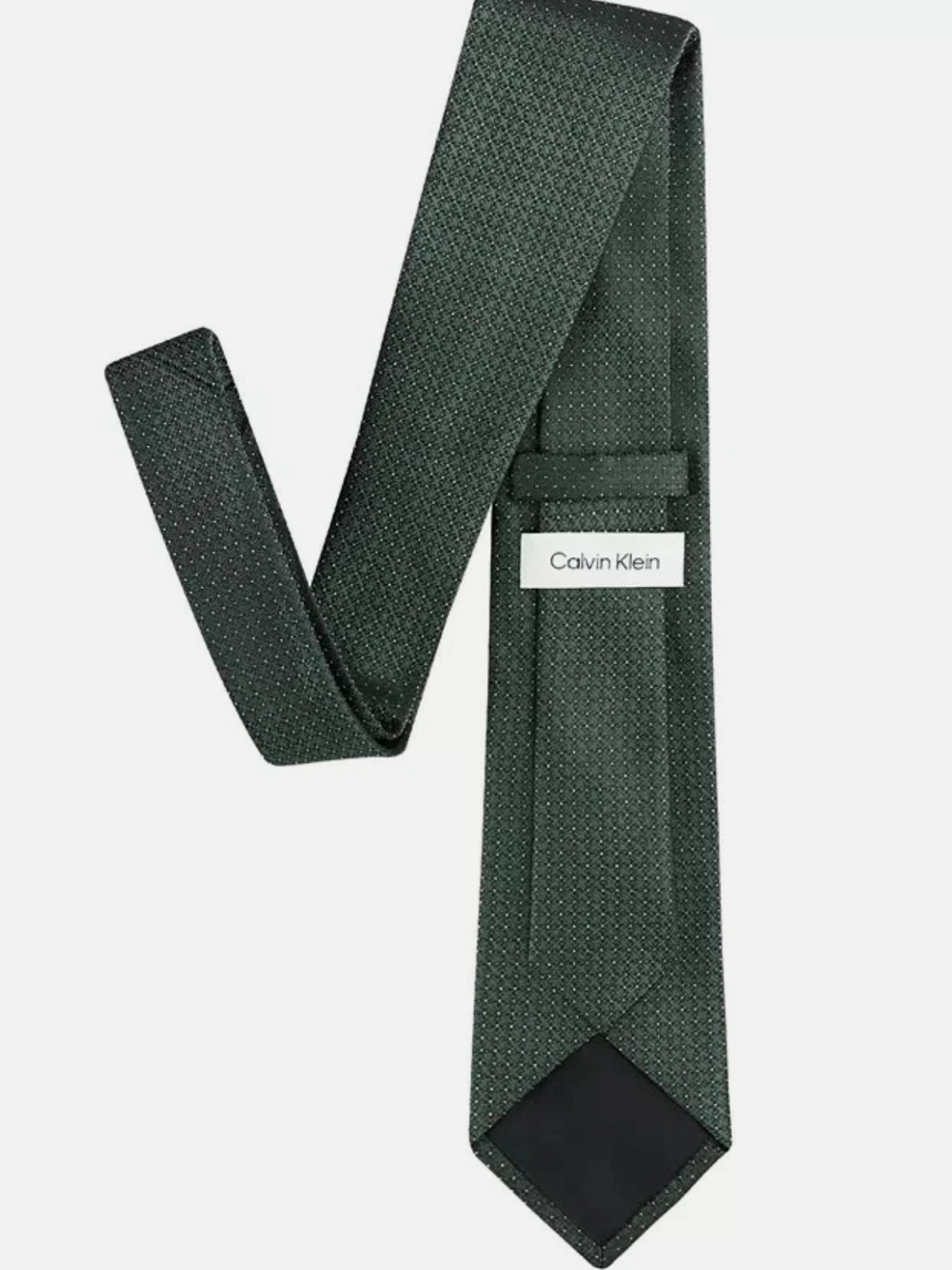 Calvin Klein Men's Zion Micro-Dot Tie - Hunter Green
